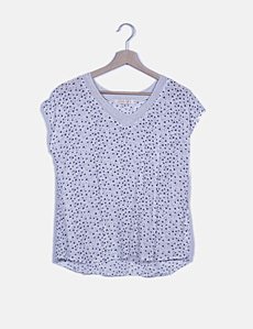 Triniti Ss Wrap Blouse Cerise