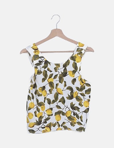 Zara Camiseta texturizada limones (descuento 75 %) Micolet Zara Camiseta texturizada limones (descuento 75 %) Micolet