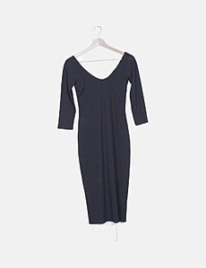 Robe Noire Laundry By Shelli Segal Taille 2 - Neuve Sans étiquettes, Style Fit & Flare Sans Manches