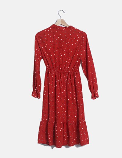 mejor venta 100% de calidad gran venta Crfs Vestido rojo estampado corazones (descuento 69 %) - Micolet mejor venta 100% de calidad gran venta Crfs Vestido rojo estampado corazones (descuento 69 %) - Micolet