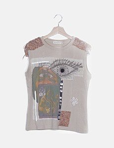 Chemisier Lorella Braglia En Soie 100% - Imprimé Floral Bleu Transparent - Taille 42 US 6 - Très Bon état