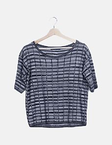 Pull Court Trussardi Jeans En Maille Coton Laine - Taille M/38 Noir - Vintage Excellent état