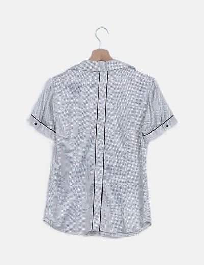 camisa saten blanca