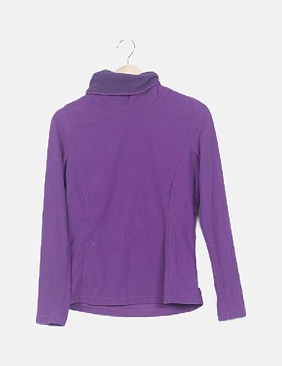 Polar morado texturizado