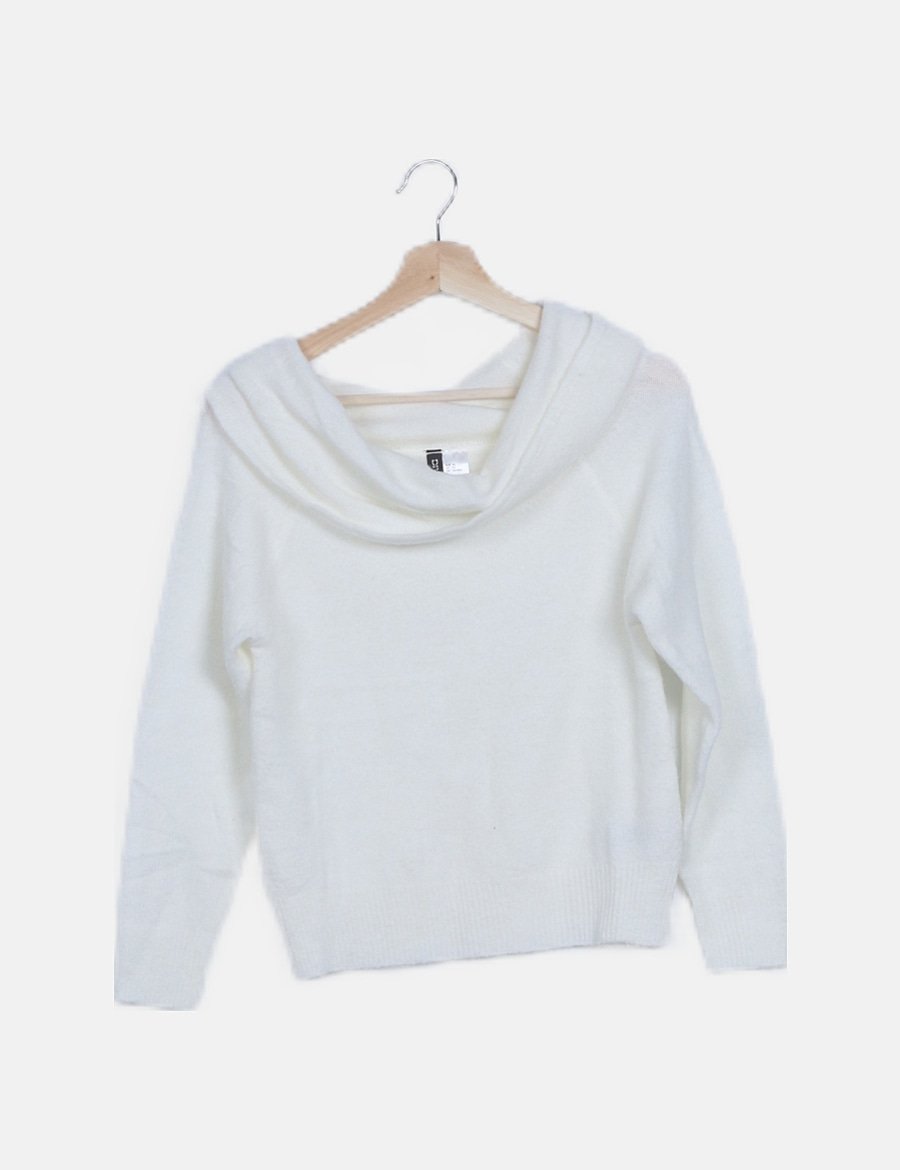 H&M Jersey cuello vuelto blanco (descuento 52 ) Micolet H&M Jersey cuello vuelto blanco (descuento 52 ) Micolet