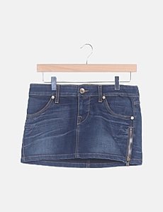 Jupe En Jean Fornarina - Taille M, Longueur Mini - Occasion Très Bon état