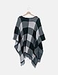 Poncho cuadros bicolor NoName
