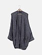 Cárdigan punto gris Zara