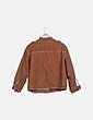 Chaqueta biker pana forrada borrego NoName
