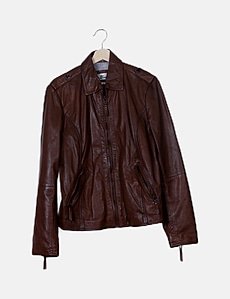 veste en cuir lacoste