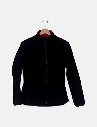 Sudadera polar negra