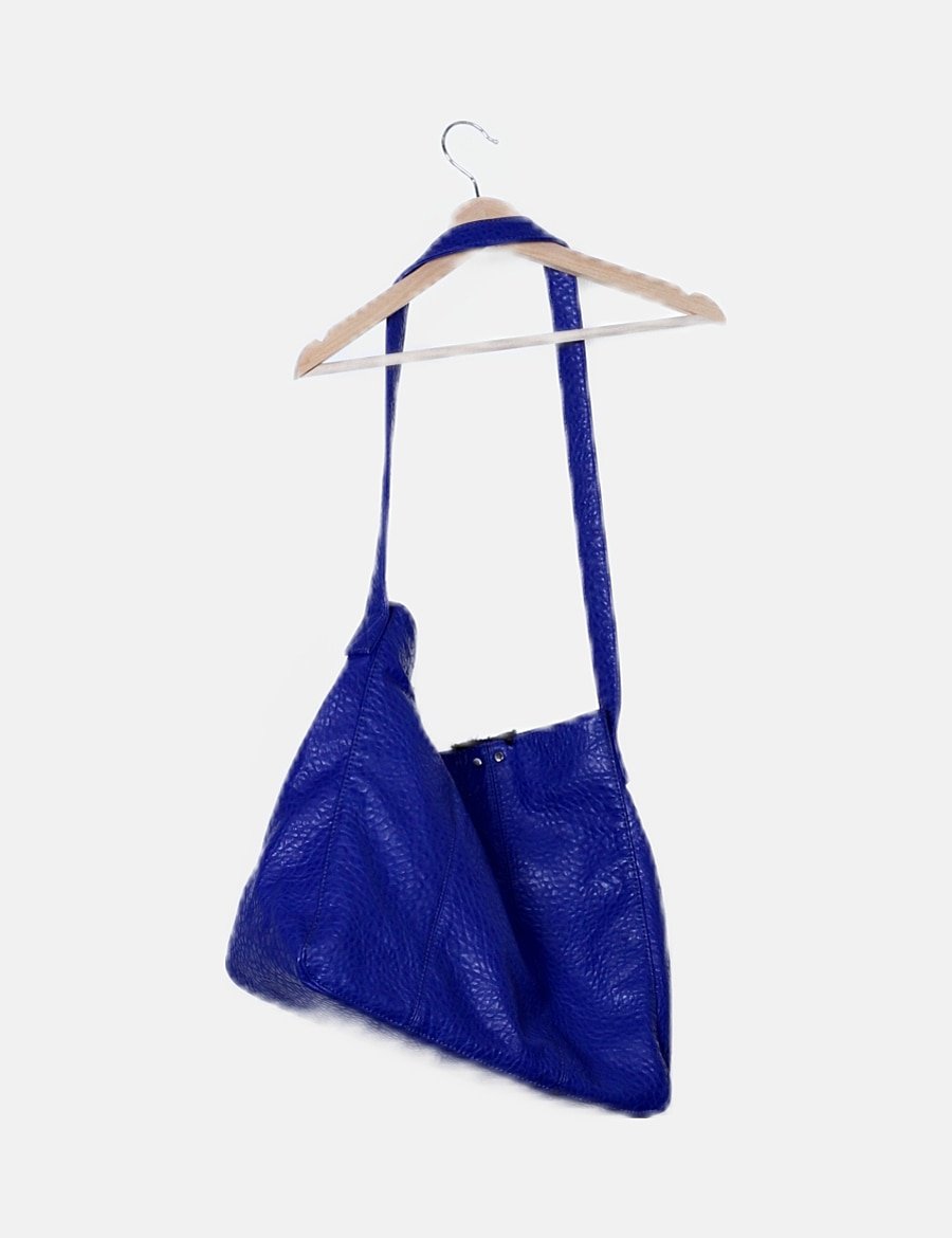 Zara Bolso azul klein rugoso (descuento 78 ) Micolet Zara Bolso azul klein rugoso (descuento 78 ) Micolet