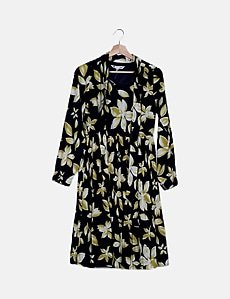 Robe YUMI Taille 38 Multicolore 100% Polyester Genou - Occasion Très Bon état