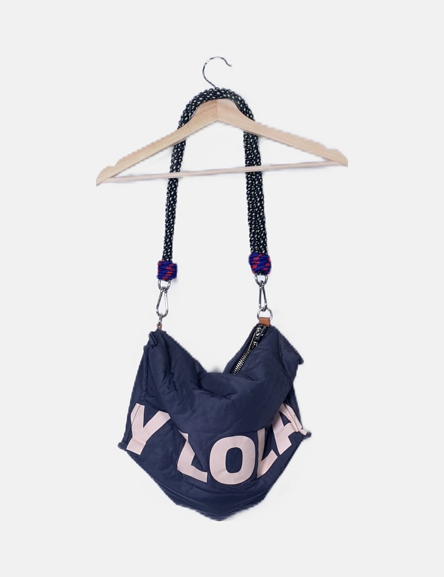 bolso bimba y lola correa rosa