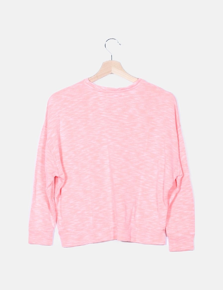 Pull&Bear Sudadera naranja jaspeada manga larga (descuento 86 ) Micolet Pull&Bear Sudadera naranja jaspeada manga larga (descuento 86 ) Micolet