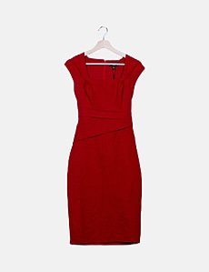 open lace back dress Blue Crystal and Bead Embellished Crepe Midi Dress