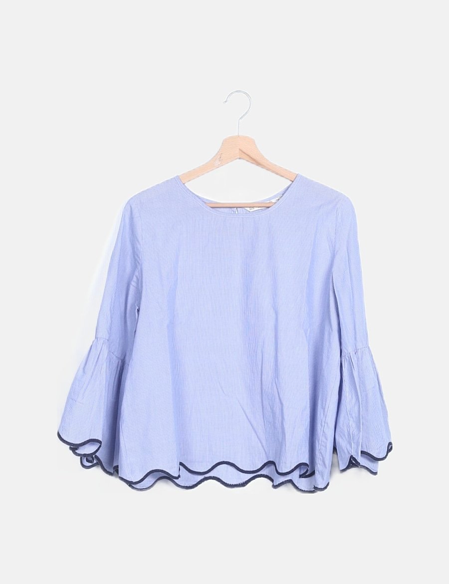 Zara Camisa azul rayas (descuento 80 ) Micolet