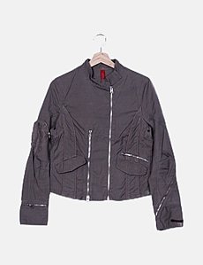 Parka negra mujer