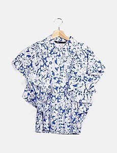 Zara Camisa blanca estampado cachemira (descuento 80 Zara Camisa estampado cachemira (descuento 80 %) Micolet