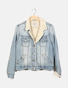 longline denim jacket primark