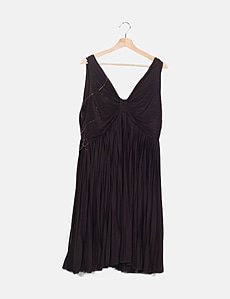 Robe Phase Eight Imprimée Noir Et Blanc - Taille 14 - Occasion Très Bon état