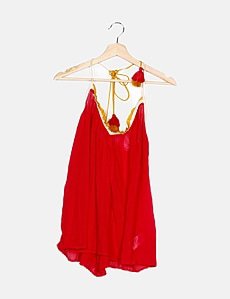 H&M Blusa negra cuello halter (descuento 67 %) Micolet Zara Blusa fucsia cuello halter (descuento 67 %) Micolet