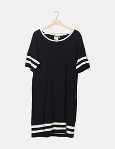 Robe Noire Décalée Junarose - Taille XXL - Viscose - Neuf Avec étiquettes - Style Shift