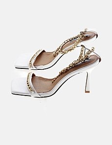 Sandali mule espadrillas con tacco grosso di paglia shein - Stileo.it