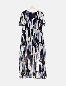 chinese dress ladies Reyna Maxi Dress - Black