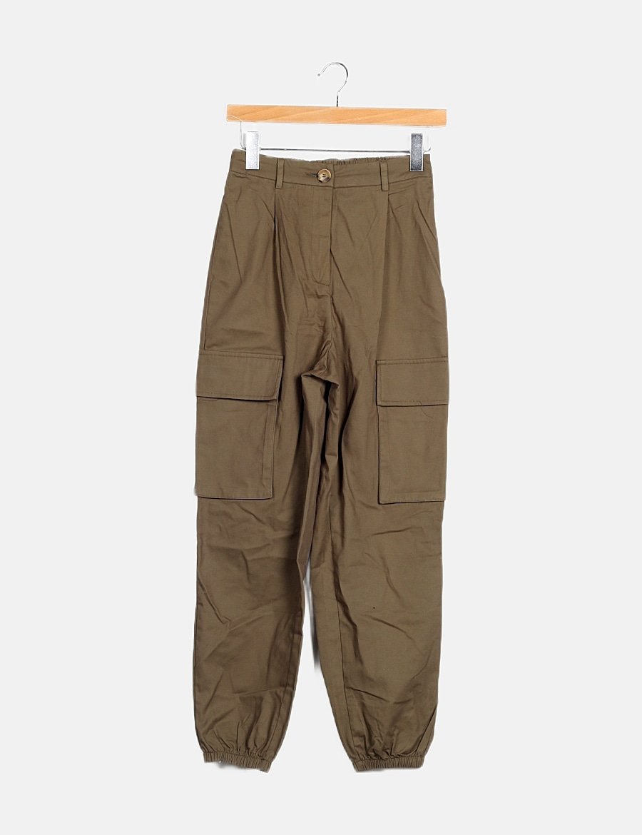 SHEIN Pantalón cargo khaki (descuento 41 ) Micolet