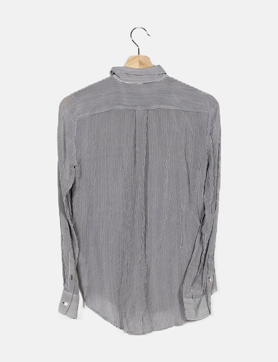Zara Camisa rayas azules (descuento 40 ) Micolet