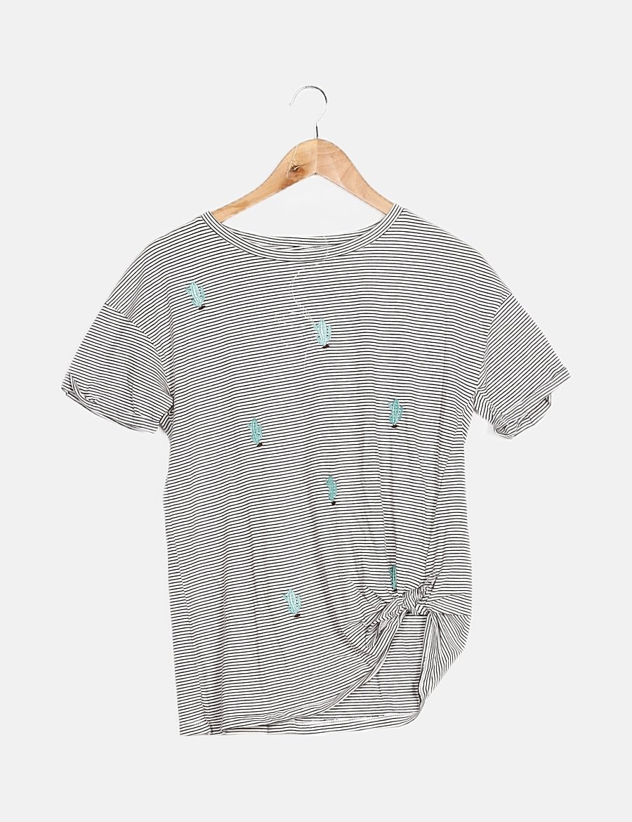 Stradivarius Camiseta bicolor de rayas (descuento 85 ) Micolet