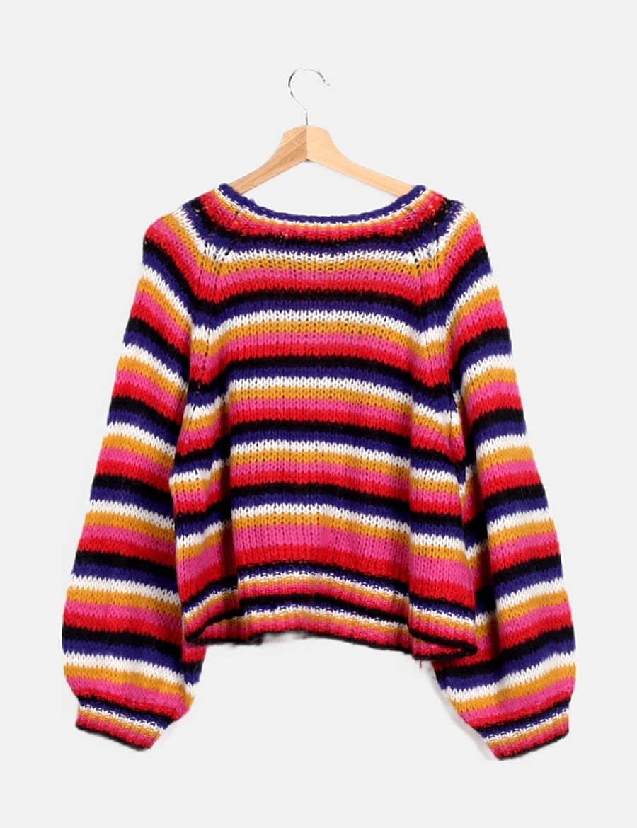 Zara Jersey rayas multicolor (descuento 72 ) Micolet