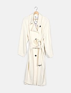 şahin Onuruna şeffaf cappotti violeta by mango - molliecoday.com