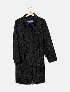 Manteau Femme En Laine Noir Marks & Spencer Taille 16 – Élégance Intemporelle Pour L'automne Et L'hiver
