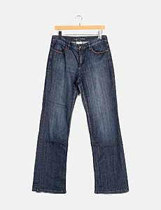 Pantalon Jean Liz Claiborne Femme Jambes Larges Denim - Taille 6 Occasion