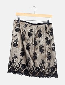 Jupe Crayon Marks & Spencer Taille 18 - Mélange Laine, Longueur Genou, Marron - NEUF