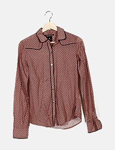 Chemisier Léger Maison Scotch Taille 3 - Imprimé Photo, Occasion En Très Bon état, Style Décontracté