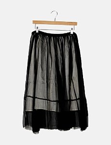 Jupe midi rose velours sequins - Cozette Lille
