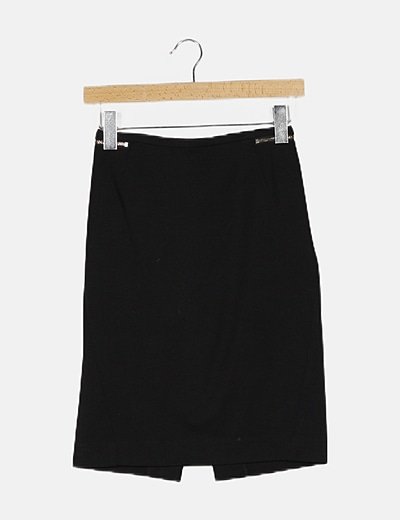 H\u0026M Falda negra detalle cremallera (descuento 66 %) - Micolet