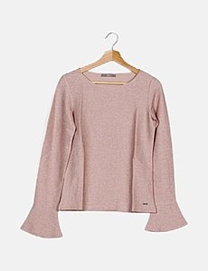 Chemisier Femme Jake's Taille 36 - Satin Taupe, Col Clapet, Manches Courtes - Occasion Très Bon état