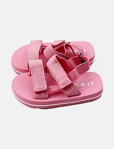 Sandalia rosa glitter Name it