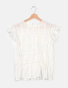 Blusa blanca plumeti Object