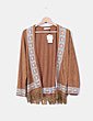 Kimono de antelina con flecos  NoName