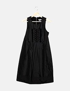 Robe Cocktail Paule Ka Taille 38 - Beige Mastic & Noire - Neuve Sans étiquette