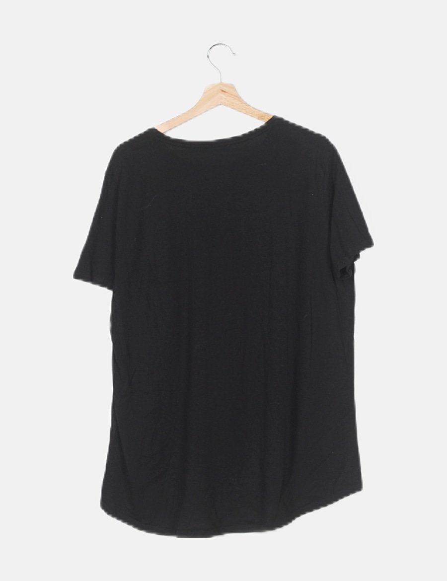 Zara Camiseta básica negra (descuento 73 ) Micolet Zara Camiseta básica negra (descuento 73 ) Micolet