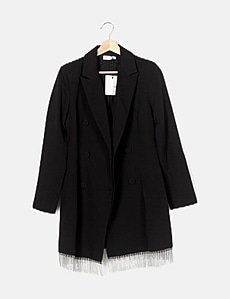 Petit Blazer Bleu Marine à Pois Blancs - Marque Eight Paris - Taille S - Neuf Avec étiquettes