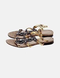 Sandales à Talons Avec Lacets River Island - Taille UK 7 (pointure 40) - Neuves Sans Boîte