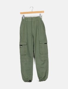 Pantalones Cargo PULL\u0026BEAR Mujer | Compra Online en Micolet.com