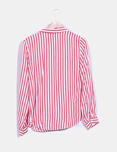 Zara Camisa blanca y roja a rayas (descuento 67 %) Micolet camisa zara rayas rojas